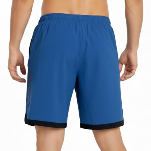 Image of GYMIFIC Mens Sports Training Running Dry Fit Solid Boxer Shorts | Premium Lightweight Stretchable Activewear Gym Shorts for Running, Workout, Training & Fitness