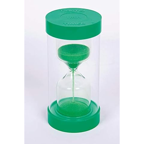 TickiT 92111 ColourBright Sand Timer - 1 Minute in Green Cover