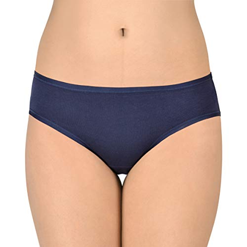 Image of Amante Solid Low Rise Cotton Bikini Panty Pack(Pack of 3)