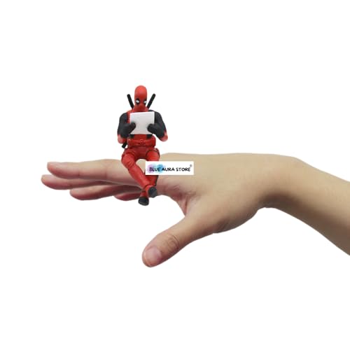 Image of Blue Aura Superhero Action Figure Height-9.3cm Multicolour PVC Collectible Figurine | DDPL Reading