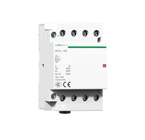 Contacteur modulaire silencieux 20A 4 pôles pour optimiser les circuits de chauffage