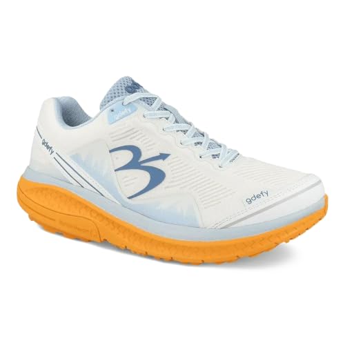 G-DEFY Gravity Defyer Mighty Walk Orthopedic Comfort Walking Shoes for Men | Men's Sneakers, VersoShock® Cushioning, Wide Toe Box, 3 Orthotic Insoles, Multiple Widths, Arch Support for All-Day Standing