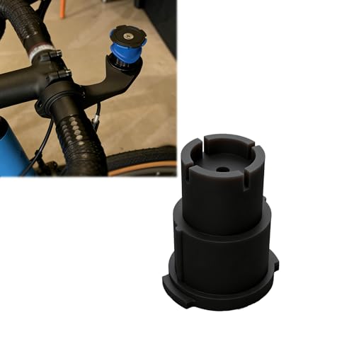 Bike Mount Adapter Compatible with Quad Lock to Compatible with Garmin Mount Adapter – Secure Smartphone Bike Adapter Replacement Part ‑Turn Mount System – Black