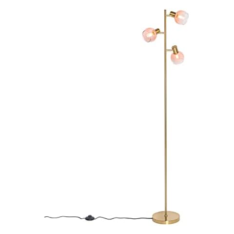 Qazqa Vloerlamp Art Déco doré Cover