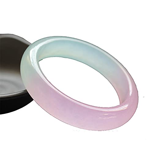 Bracelet en jade naturel et agate blanche, un bijou de prestige