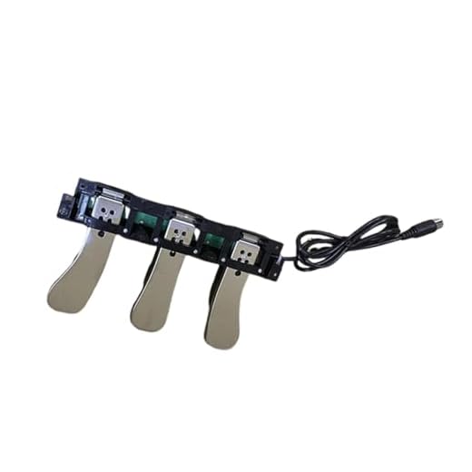 Fenteer Pedalera de 3 Pedales de Fácil Instalación para Pianos Eléctricos Y Teclados Profesionales