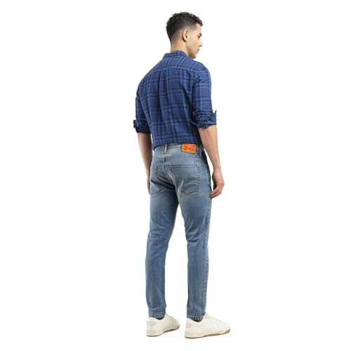 Image of Levi's Men Slim Mid-Rise Indigo Regular Jeans