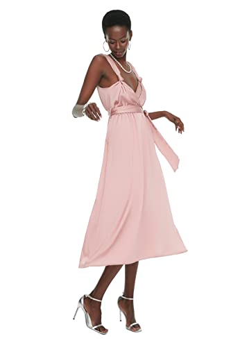 Robe avec ceinture Trendyol taille ajustée élégante