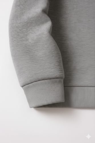 Image of Mack Jonney Men's Fleece Half-Zip High Neck Sweatshirt | Warm & Stylish Winter Wear -M4563
