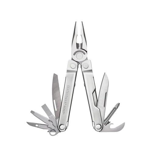 Leatherman Bond Multi-Tool - 14 Werkzeuge für Outdoor & Camping - Edelstahl