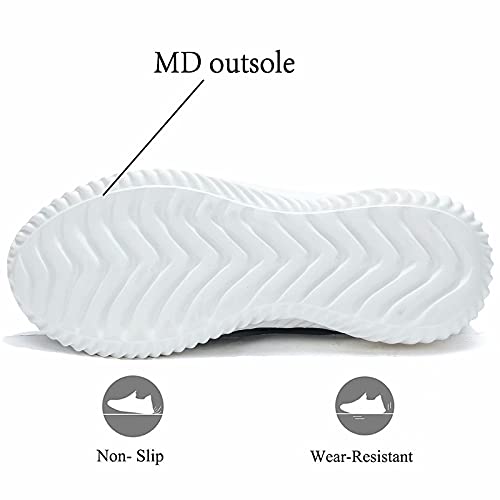Image of Socviis Mens Slip On Running Shoes Athletic Walking Trainers Lightweight Breathable Mesh Tennis Sneakers