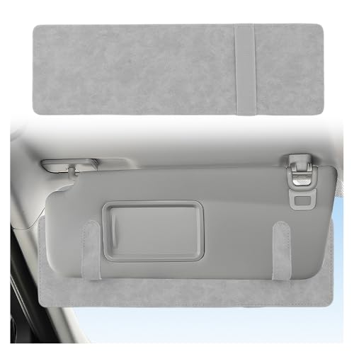 Upgraded Sun Visor Extender for Car with Car Sunglass Holder Double-Clip Visor Extender Attachment for Cars Visors to Block Sunlight Anti Glare Sunvisor Extenders for Cars (Gray)