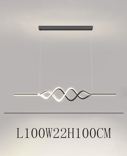 Lustre LED dimmable avec télécommande pour ajuster votre lumière - 2