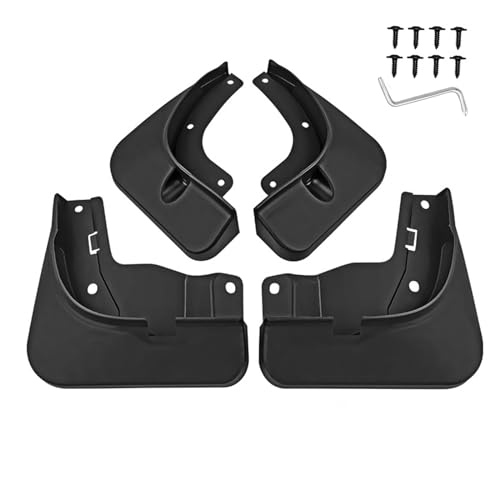 Image of Custom Fit for Mud Flaps 2020-2026 Hyundai Venue Mud Splash Guard Front and Rear 4-PC Set