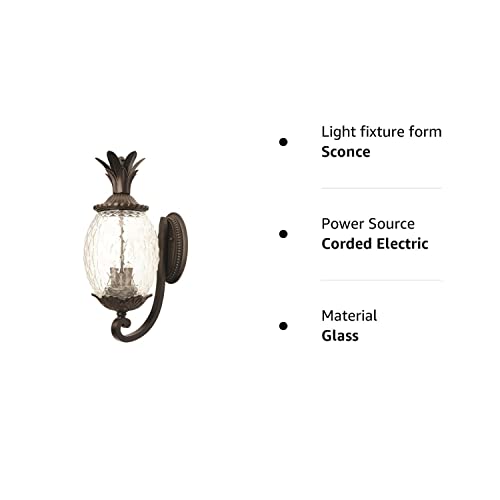 Acclaim 7501Bc Lanai Collection 2-Light Wall Mount Outdoor Light Fixture, Black Coral #TOP5