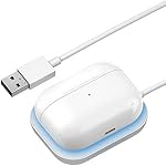 Galvanox AirPods Pro Charger - Wireless Charging Station for Apple AirPod Pro/AirPods Pro 2nd Generation (White)
