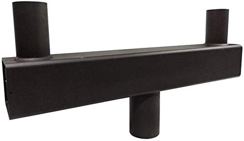 Low Profile Bullhorn with 2 Arms, Adapter Tenon Bullhorn, LED Shoebox Parking Light, Street Light, Parking Lot Pole Bracket