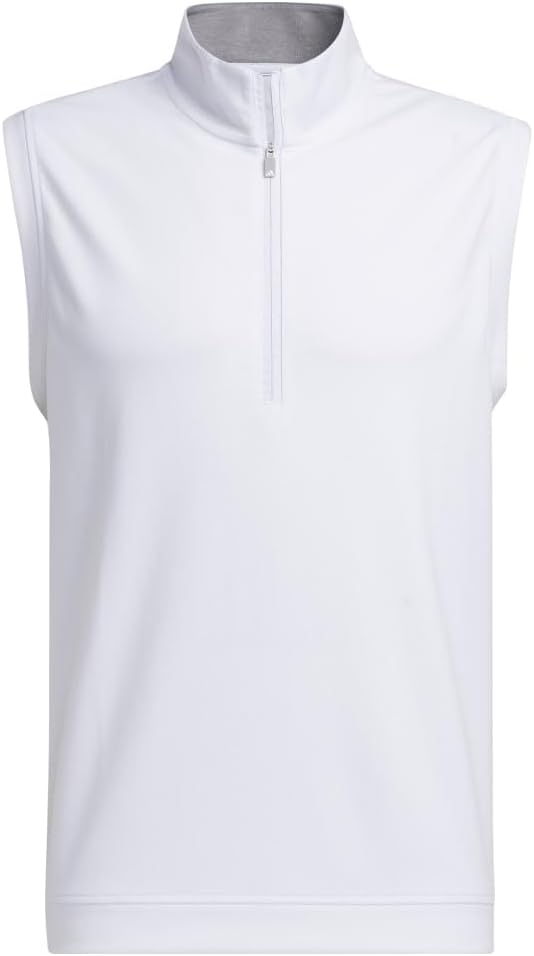 adidas Men's Elevated Quarter Zip Pullover Golf Vest