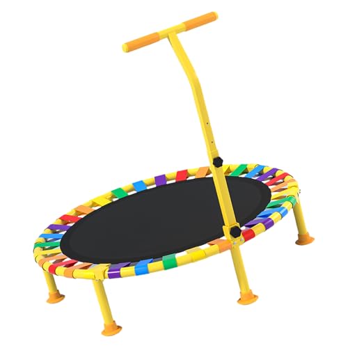 yanwuwa Trampolines de fitness que ahorran espacio con alfombrilla de alta elasticidad, accesorios de ejercicio, textura de polipropileno, adecuada para el hogar, gimnasio, ejercicio, colchoneta