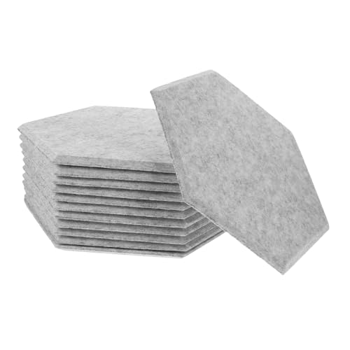 12 piezas paneles acústicos absorbentes para reducción de ruido con estética moderna para casa y estudio miniatura 7