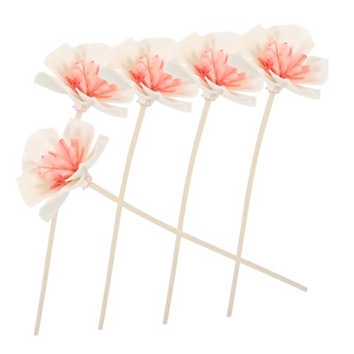 Uonlytech 5pcs Decorative Flower Sticks Fragrant Household Diffuser Sticks for Weddings Home and Special Occasions Dried Flower Diffuser for Serene Atmosphere