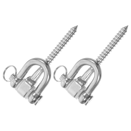 Lurrose Ganci Girevoli per Altalena in Acciaio 304 Set da 2 Pezzi con Cuscinetti a Sfera Ferramenta ad Alta Resistenza per Amaca e Sedia Sospesa da Esterno per Veranda e Patio