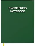 Tuun Fuplan Caderno de engenharia/caderno de papel milimetrado de engenheiro - (formato de grade de 0,63 cm), caderno de laboratório, livro pautado quádruplo com páginas de grade: Índice para química