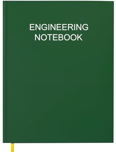 Caderno de Engenharia com Páginas em Grade para Químicos