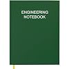 Engineering Notebook/Engineer Graph Paper Notebook - (.25 Grid Format), Lab Notebook Quad Ruled Book with Grid Pages: Table of Contents for Chemistry, Physics, Biology, 8 x 10, Green