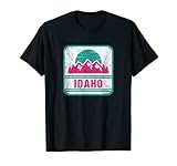 Photo Gallery retro vintage idaho usa montagna tramonto regalo per le donne maglietta Photo Gallery retro vintage idaho usa montagna tramonto regalo per le donne maglietta