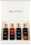 Bellavita Luxury Men's Perfume Gift Set with CEO Man, G.O.A.T., Klub, and Oud | 80ml | Perfume for Men | Lavender, Patchouli, Lemon, and Caramel Notes | Long Lasting Men's Fragrance