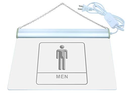 ADVPRO Men Male Boy Toilet Washroom Restroom Display LED Neon Sign Multi-Color 16 x 12 Inches st4s43-i1015-c