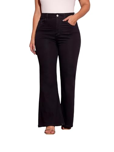 Image of Miss Chase A+ Women's High Rise Regular Stretchable Denim Bootcut Shaping Jeans