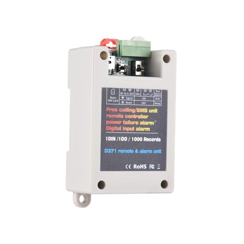【Sistema di allarme completo】: dotato di una batteria integrata da 3,7 V 1000 mAh, il nostro apriporta GSM garantisce un funzionamento ininterrotto anche in caso di interruzioni di corrente. Offre un sistema di allarme versatile che può essere collegato a vari sensori come interruttori magnetici, rilevatori di livello dell'acqua e sensori di movimento. Una volta attivato, DN371 avvisa immediatamente gli utenti autorizzati tramite chiamata e SMS e fornisce loro informazioni dettagliate sull'allarme.