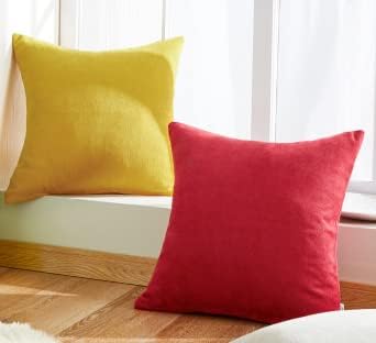 Miniatura 9 de Top Finel - Fundas de cojín de felpilla suaves para sofá, dormitorio, auto, 2 unidades