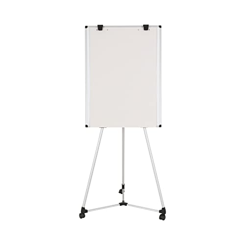 Bi-Office mobiles Earth Kyoto Flipchart, Magnetisches Flipchart, 70 x 100 cm (Euro-Format), trocken abwischbare lackierte Stahloberfläche, Aluminiumrahmen