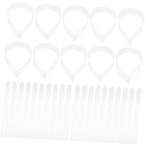 BESPORTBLE Collar Strips 80pcs Plastic Collar Fixing Strips Collar Sticker for Shirt Collar Support Fixing Supplies