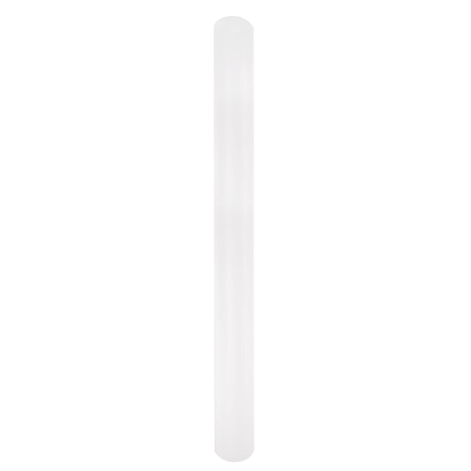 sourcing map Fondant Rolling Pin PP 50cm x 2.5cm Non Stick for Baking White