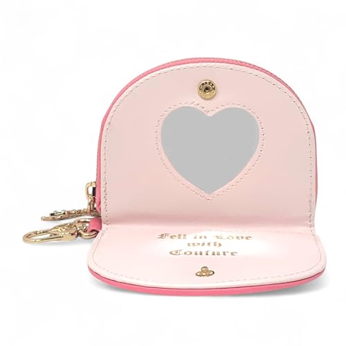 Juicy Couture Women's Half Moon Card Case with Mirror Inside and Clip (Pink Lemonade)2