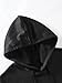 SOLY HUX Men's Floral Print Casual Graphic Hoodies Drawstring Long Sleeve Pullover Sweatshirt Black Floral M