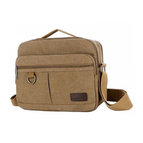 Bolso bandolera ajustable de lona con diseño seguro y moderno para running casual