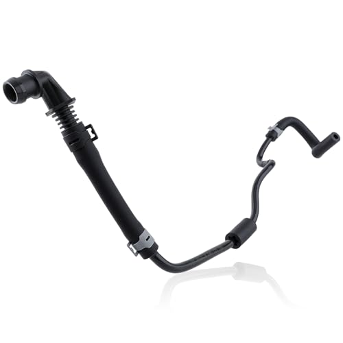 CARBBIA Engine Coolant Overflow Tank Pipe Center Ventilation Hose Compatible with Audi A6L Q5 A4 B9 S4 A5 06L121081F 06L121081K