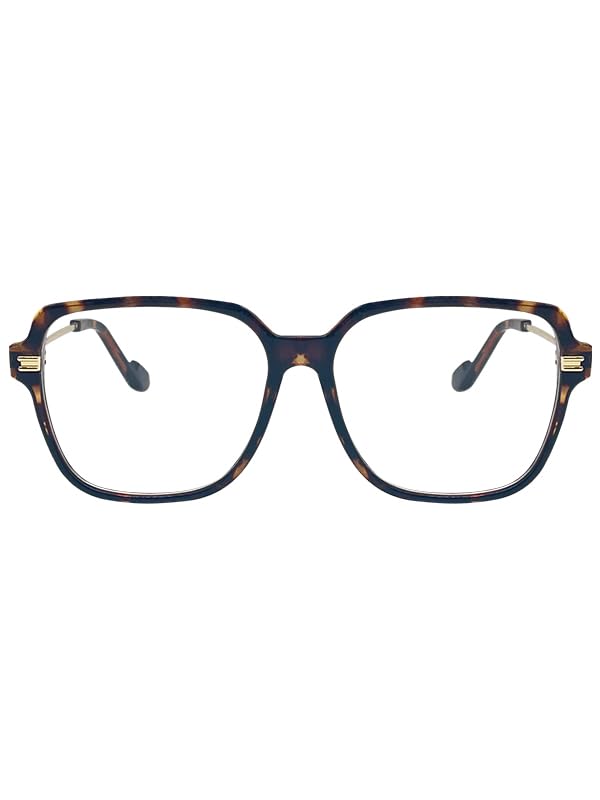 KAEOISFU Oversized Square Reading Glasses for Women Big Frame Blue Light Blocking Readers, Stylish Large Anti Glare Eyeglasses