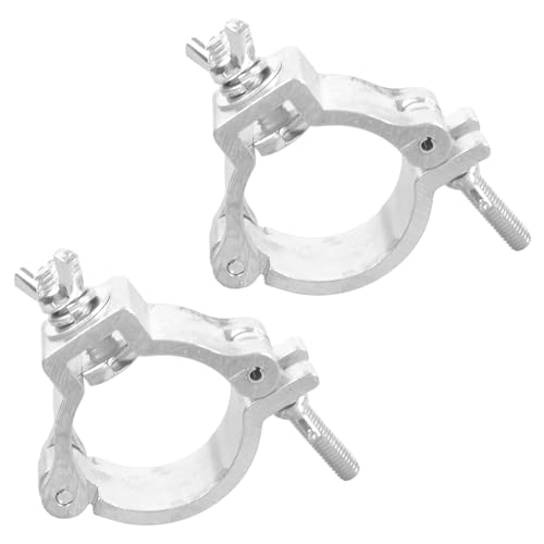 軽量ステンレススチールチューブフッククランプ48-52mmチューブステージ照明器具用簡単取り付けステンレススチールステージライトフック