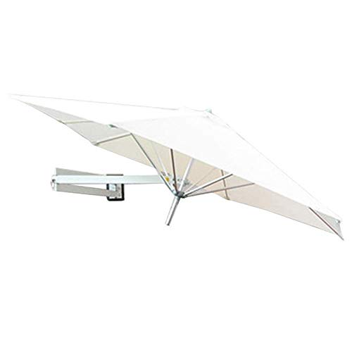 Parasol de jardin mural pour ombrager une terrasse sans pied