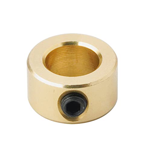 PURPLELILY 6/8/9/9.5/10mm Drill Bit Tools Brass Depth Stop Collars Positioner For Woodworking Drill Locator Woodworking Drill Bit