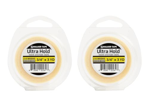 Image of Ultra Hold Wig Tape Waterproof Sweat Resistant 3 4 Inch 3 Yards Pack 2 | Waterproof wig tape offers strong hold for 2 to 4 weeks with easy application and comfortable daily wear