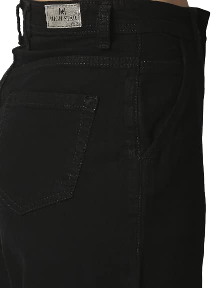 Image of HIGH Star Women Black Relaxed Fit Jeans