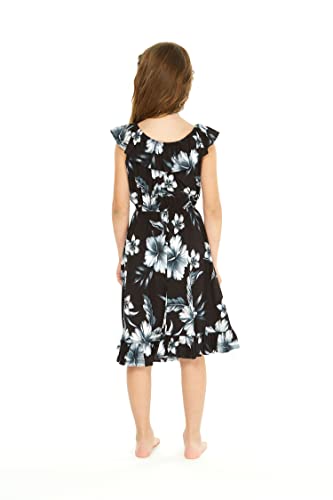 Image of Hawaii Hangover Family Matching Hawaiian Clothes, Midnight Bloom | Family matching Hawaiian outfits, Midnight Bloom, lightweight rayon, machine washable, tropical floral print, luaus, cruises