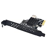 Der Adapter ist ein Konverter, um die verfügbare PCI-E eines Mainboards in einen USB 3.1 Header zu konvertieren. Somit kann der USB 3.1 Port eines Gehäuses auch mit USB 3.1 ohne passendes Mainboard versorgt werden.